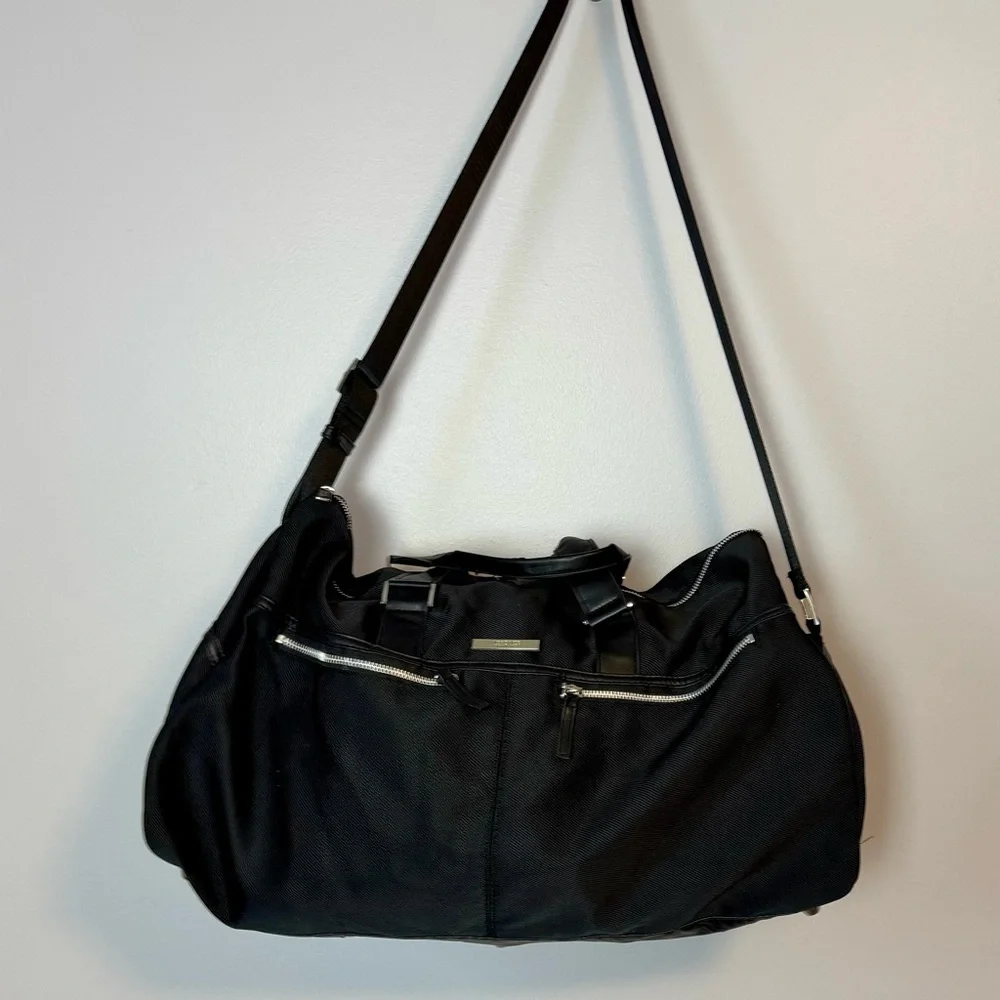 Versace Parfums Black Men's Weekender Bag